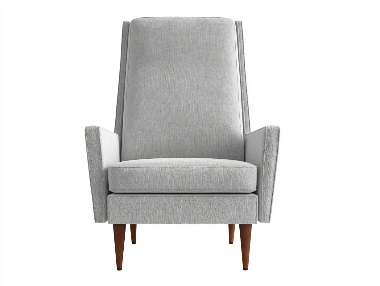 Sillón reclinable 82×88×108 cm – gris claro – estilo moderno para sala de estar