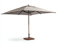 Sombrilla de terraza 300x300x260 cm – gris – estilo moderno para balcón y exterior