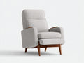 Sillón reclinable 85x88x102 cm – gris claro – diseño nórdico para sala de estar