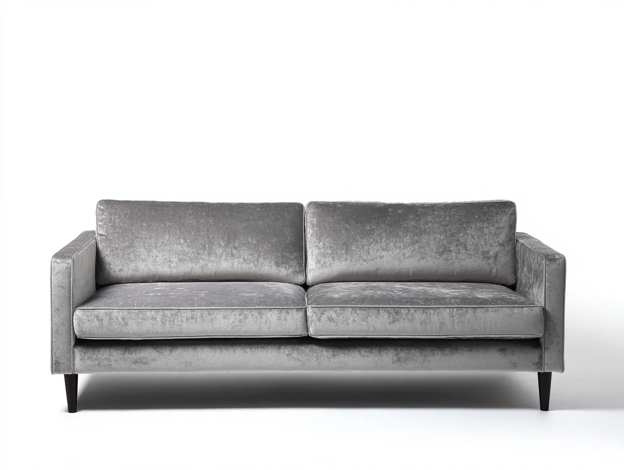Sofá de 2 plazas 210×90×85 cm – beige – diseño clásico para sala de estar